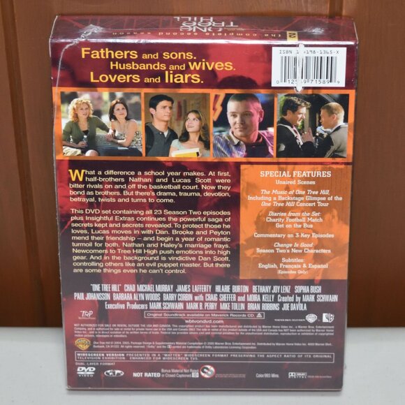 NOB One Tree Hill: Complete Second Season Two DVD Box Set New Sealed Bonus Disc - Picture 2 of 7